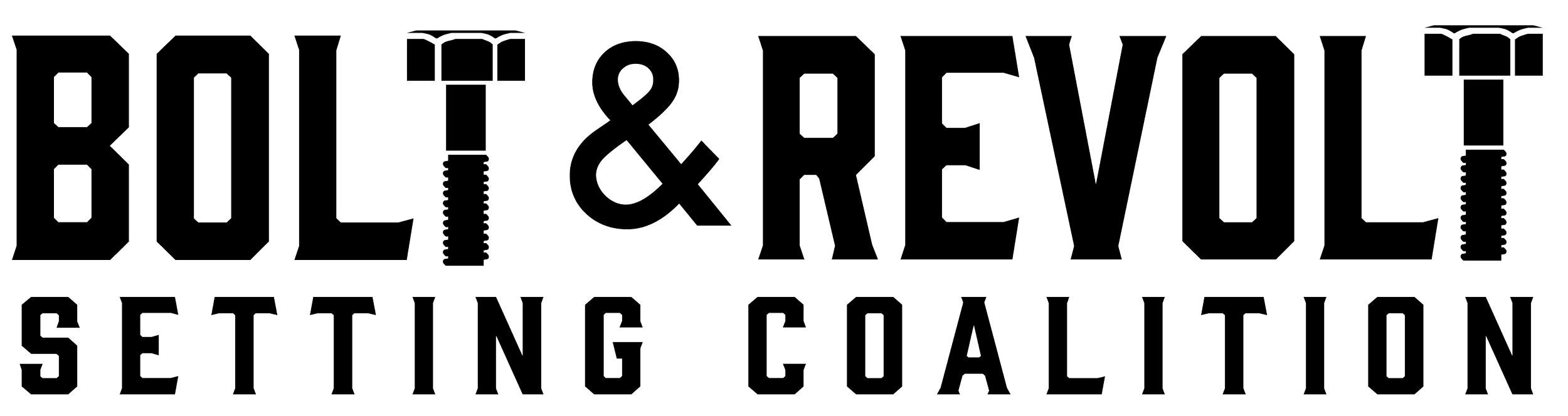 Bolt and Revolt! Logo Sticker Pack — Bolt & Revolt Setting Coalition